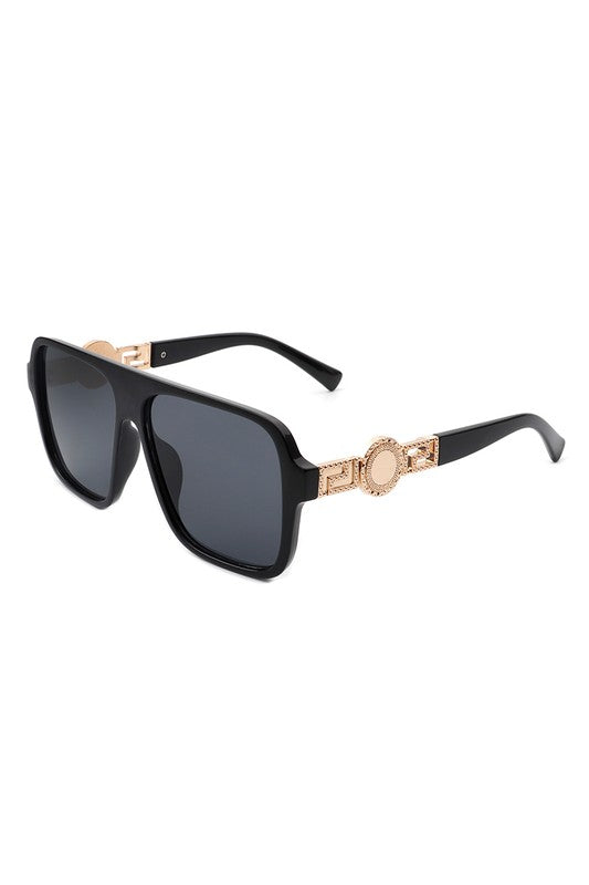 Retro Square Aviator Sunglasses