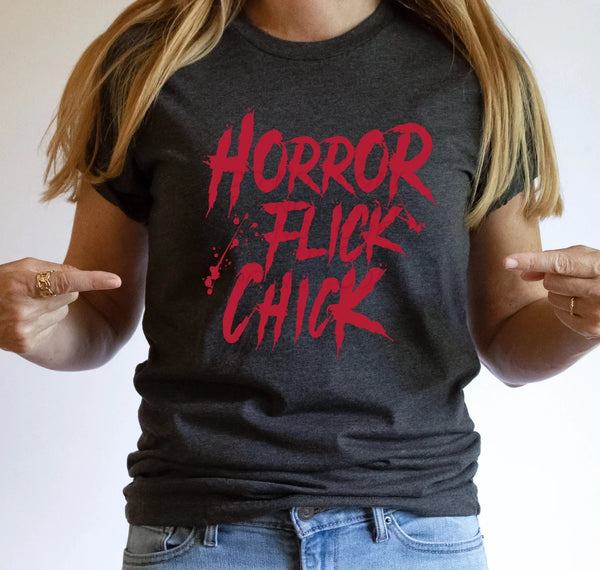 Horror Flick Chick Graphic Tee