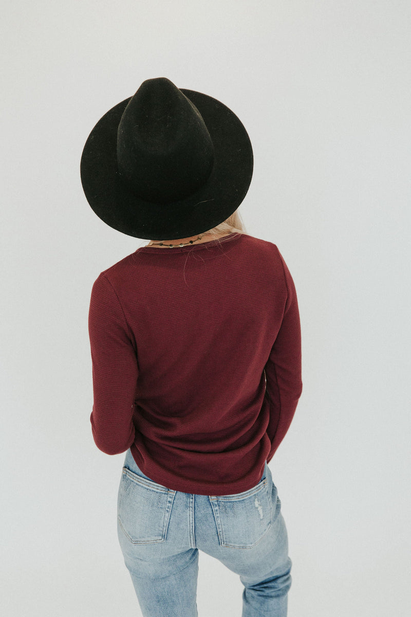 Perfectly Imperfect Henley Top