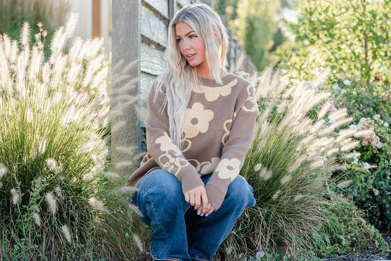 Petal Perfect Floral Sweater