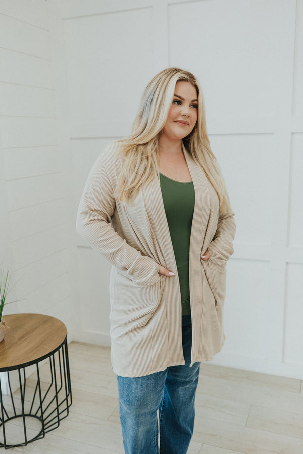Reese Ribbed Cardigan