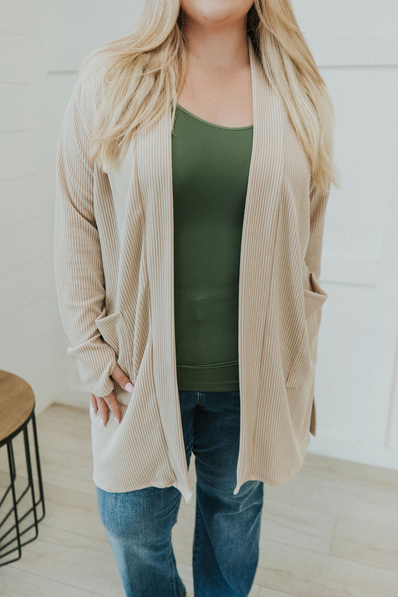 Reese Ribbed Cardigan