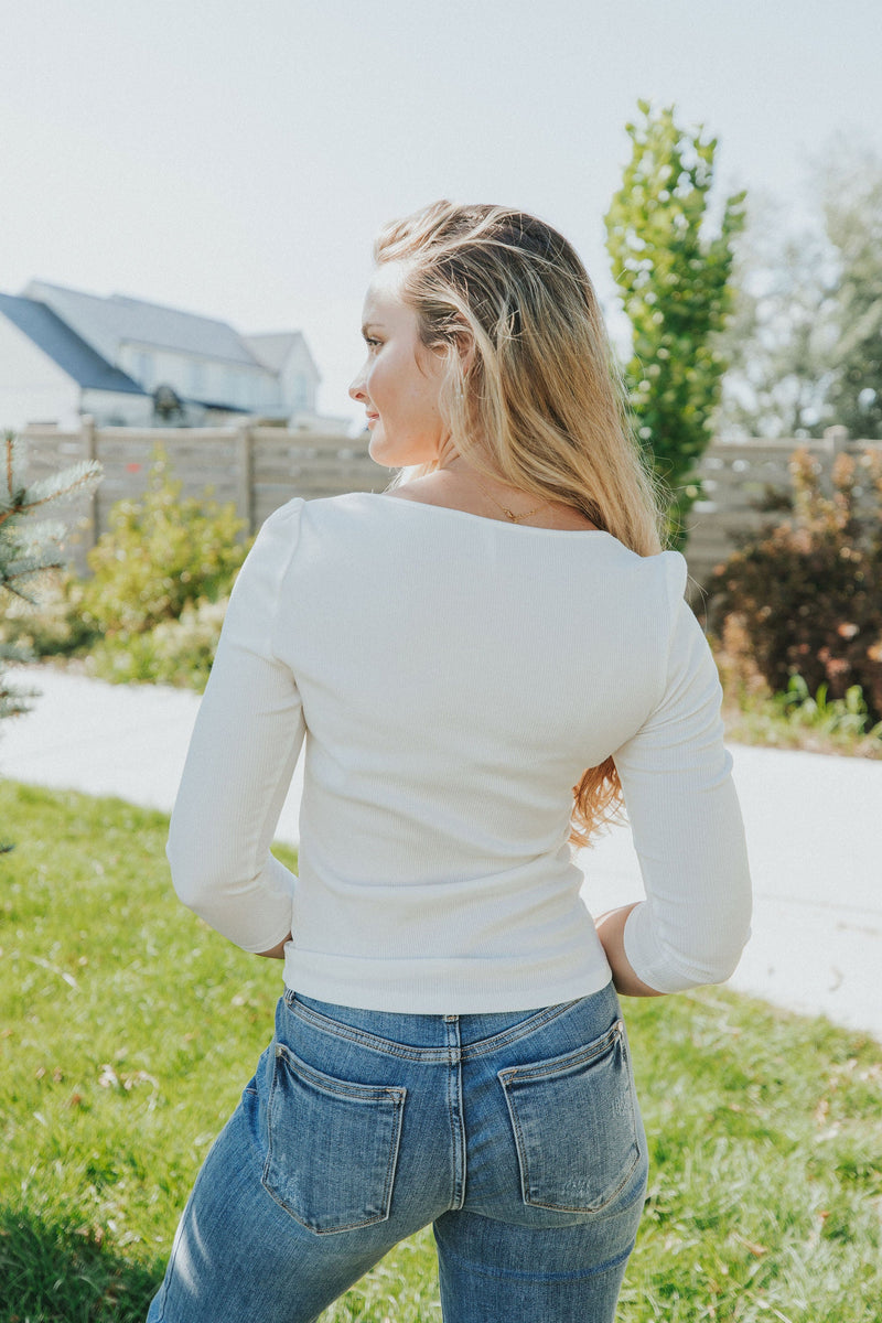 All For Love Square Neck Top