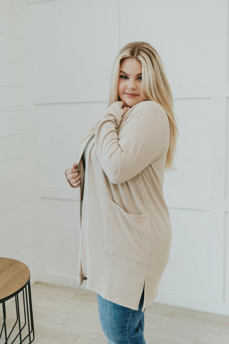 Reese Ribbed Cardigan
