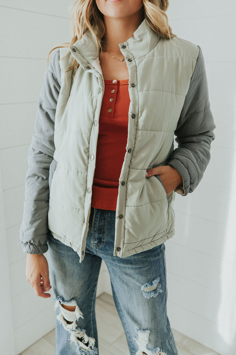 Moving On Reversible Puffer Jacket
