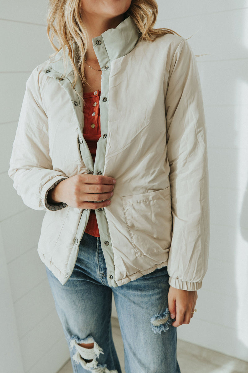 Moving On Reversible Puffer Jacket