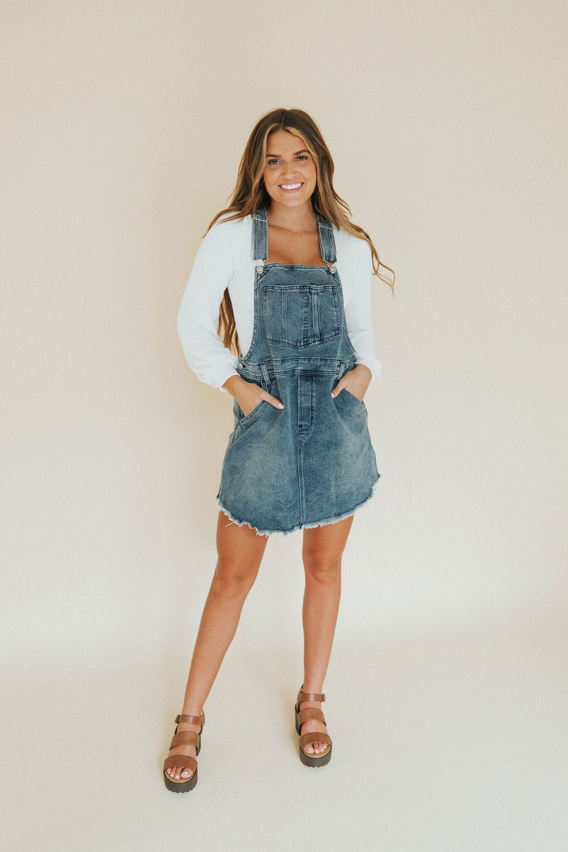 Sonny Denim Overall Dress
