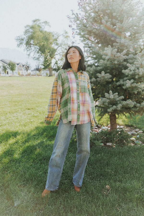 Near To Your Heart Plaid Shacket