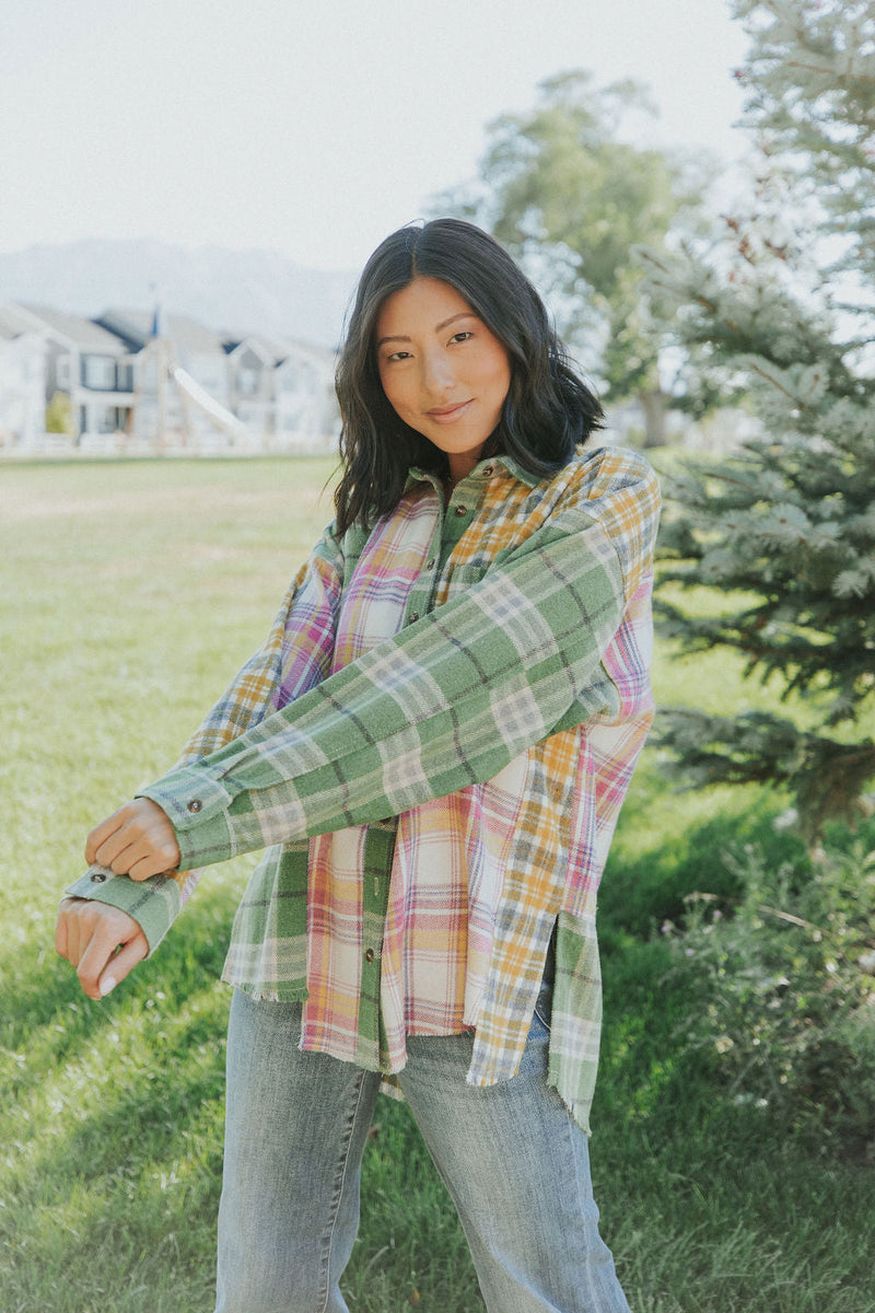 Near To Your Heart Plaid Shacket