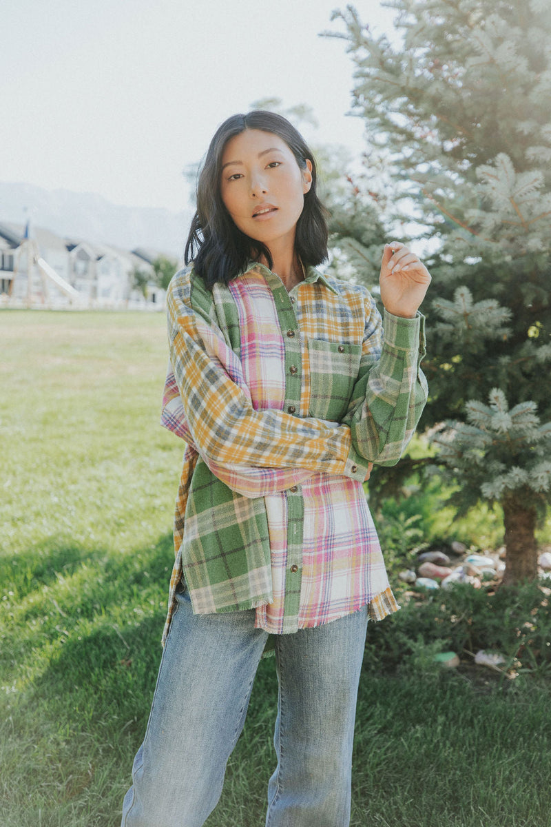 Near To Your Heart Plaid Shacket