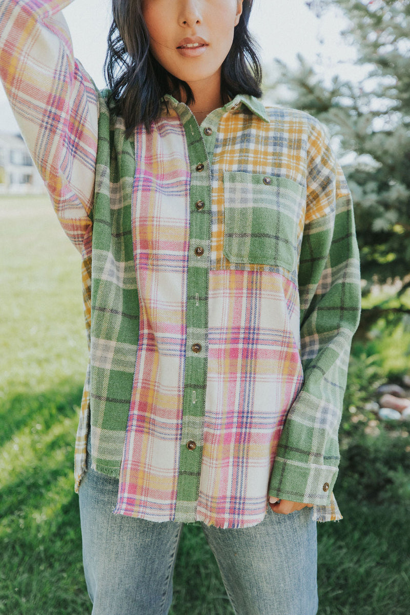 Near To Your Heart Plaid Shacket