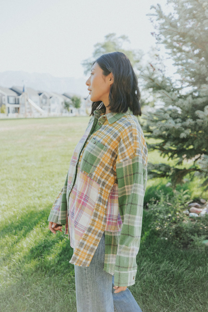 Near To Your Heart Plaid Shacket