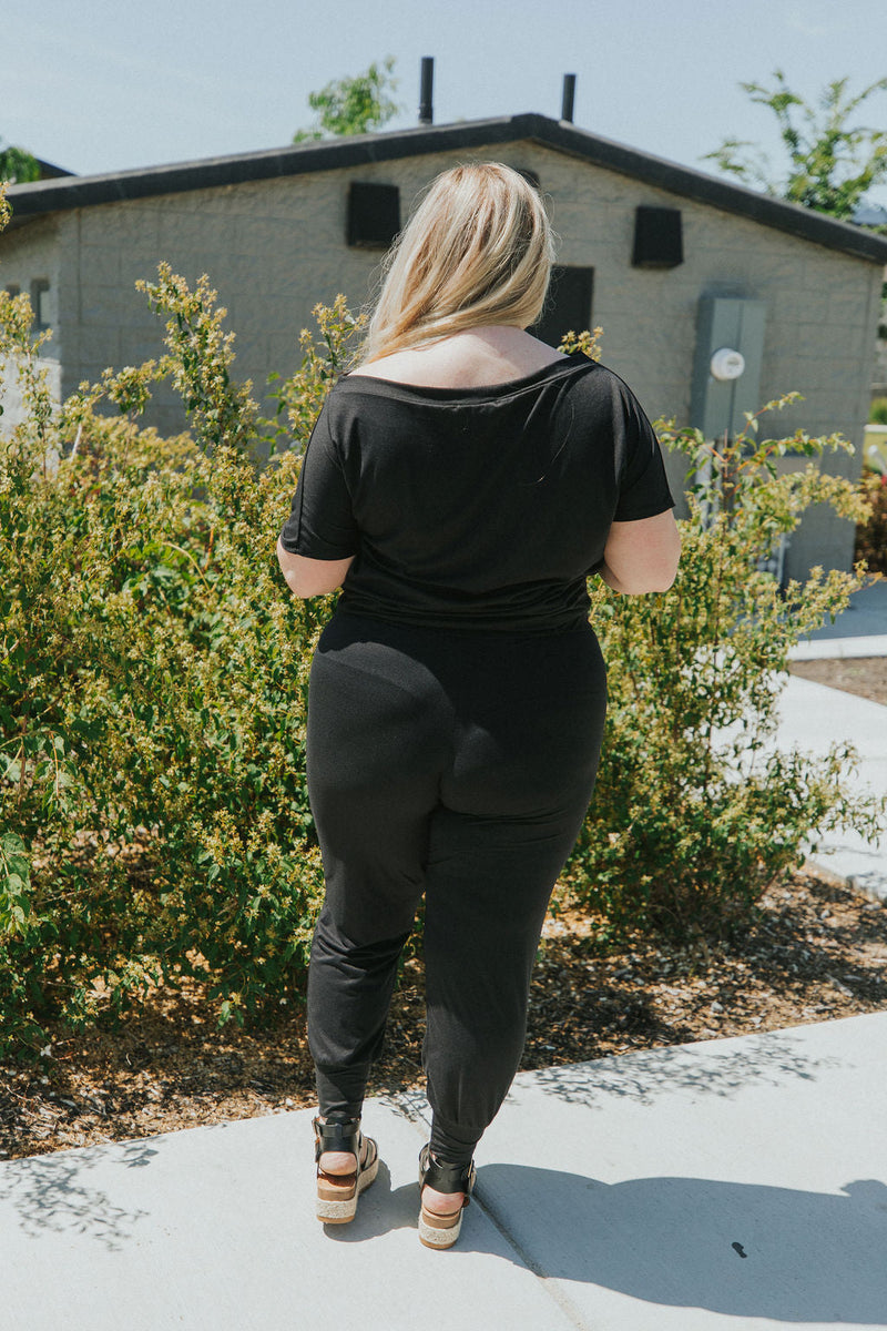 All For You Short Sleeve Jumpsuit