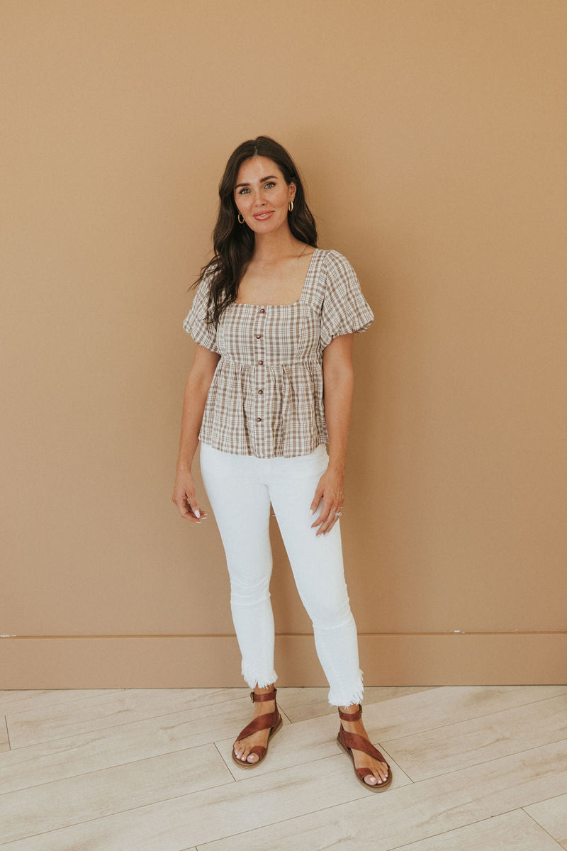 Bring It All Back Peplum Top
