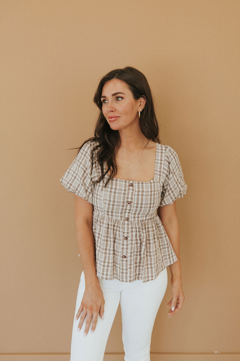 Bring It All Back Peplum Top