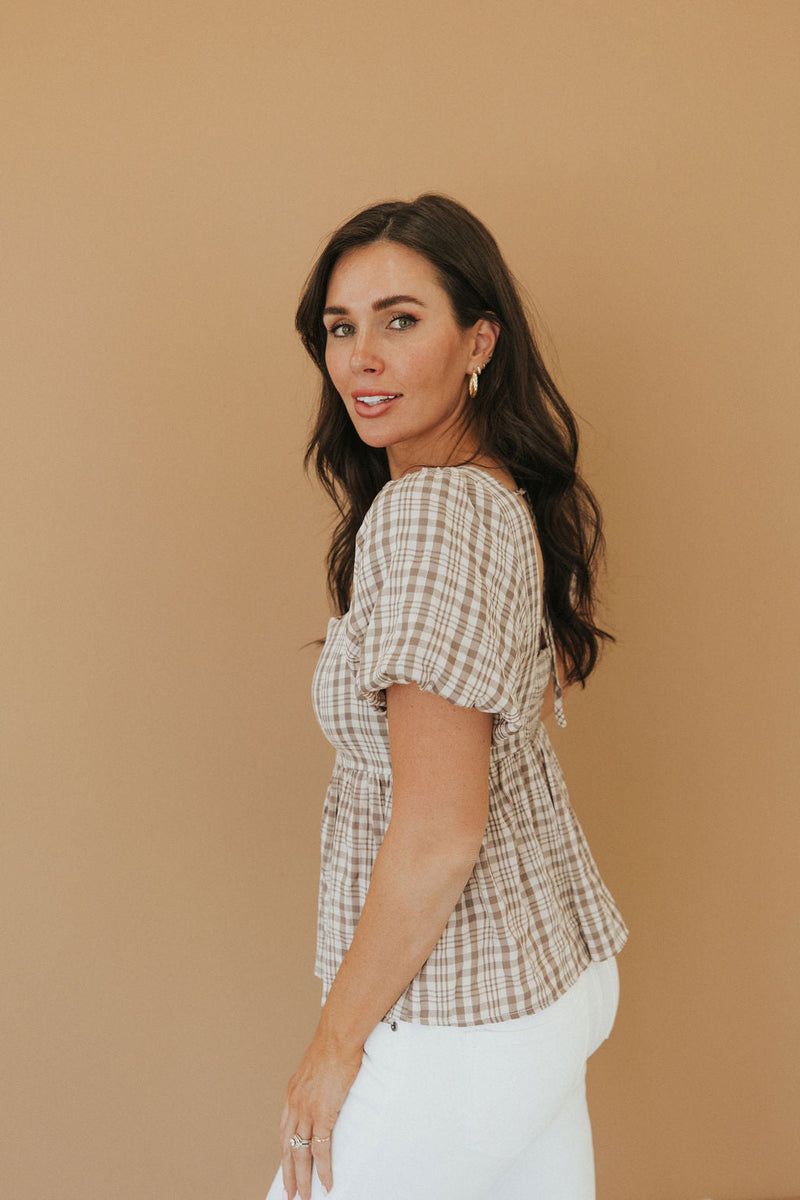 Bring It All Back Peplum Top