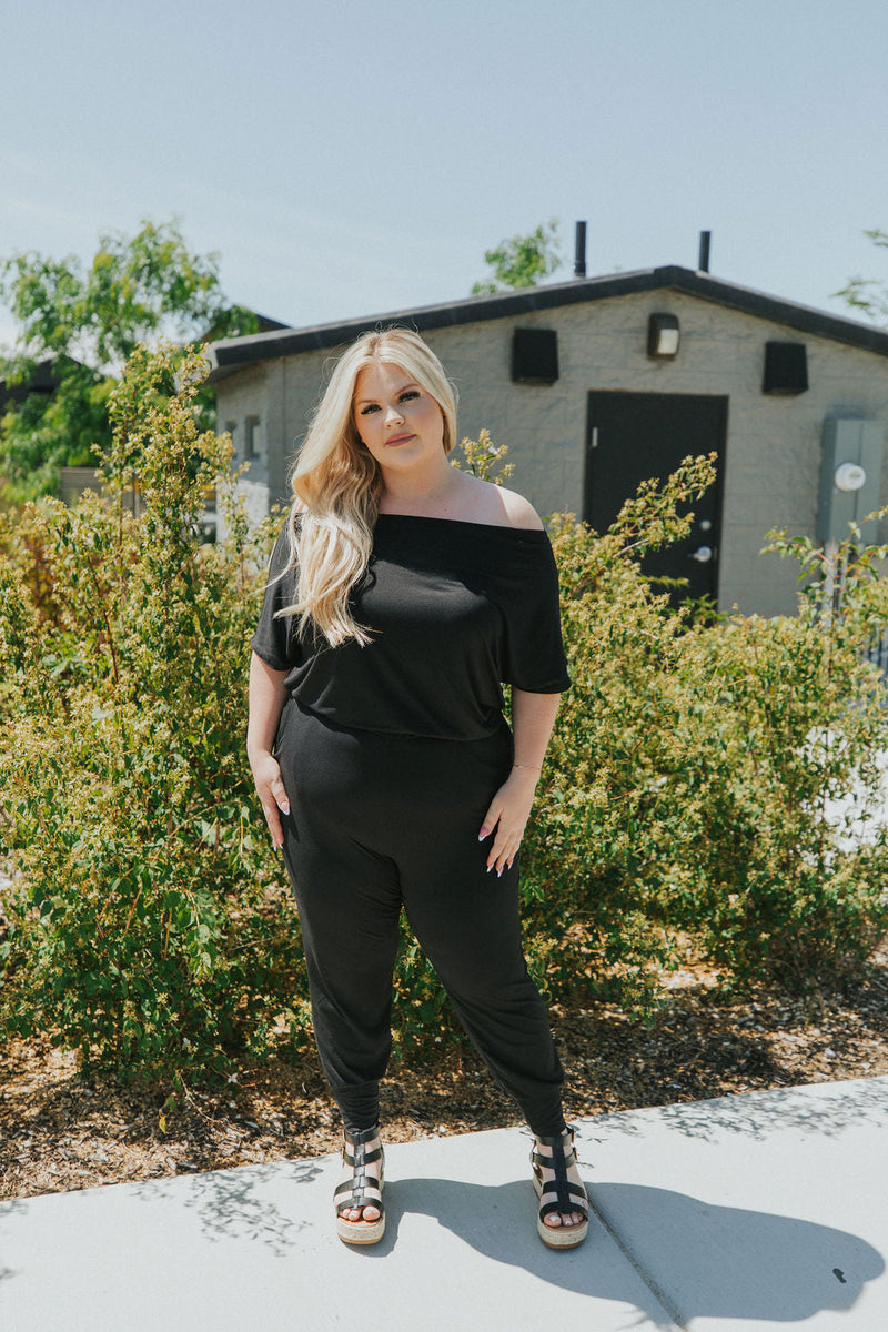 All For You Short Sleeve Jumpsuit