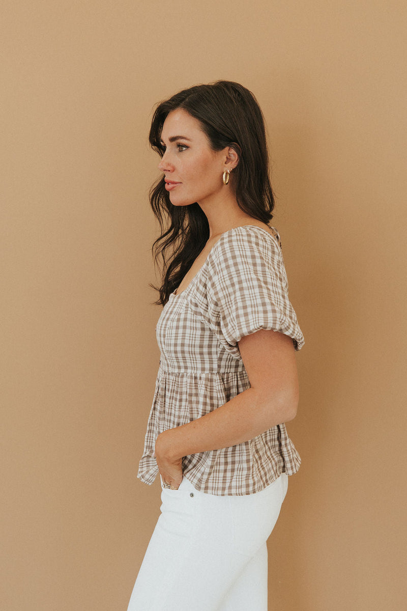 Bring It All Back Peplum Top