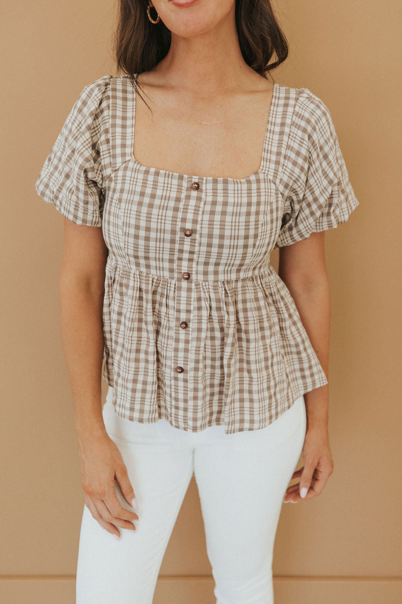 Bring It All Back Peplum Top