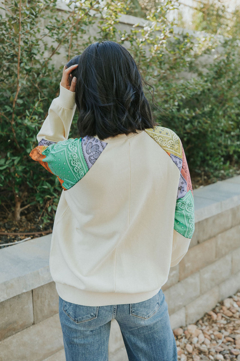 Really Feeling It Color Block Pullover