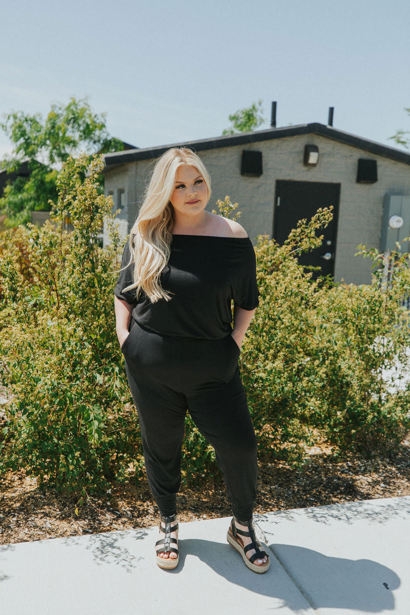 All For You Short Sleeve Jumpsuit
