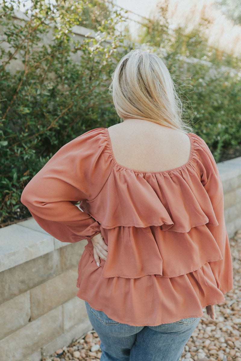 I Believe In You Ruffle Top