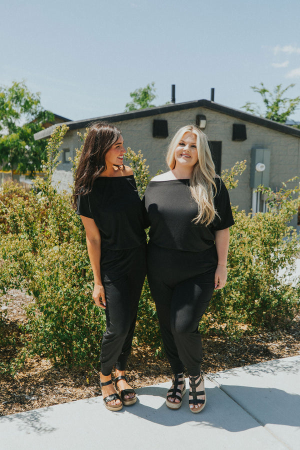 All For You Short Sleeve Jumpsuit
