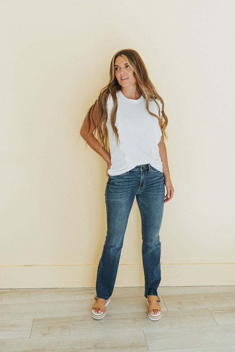Reach Out Ruffle Top