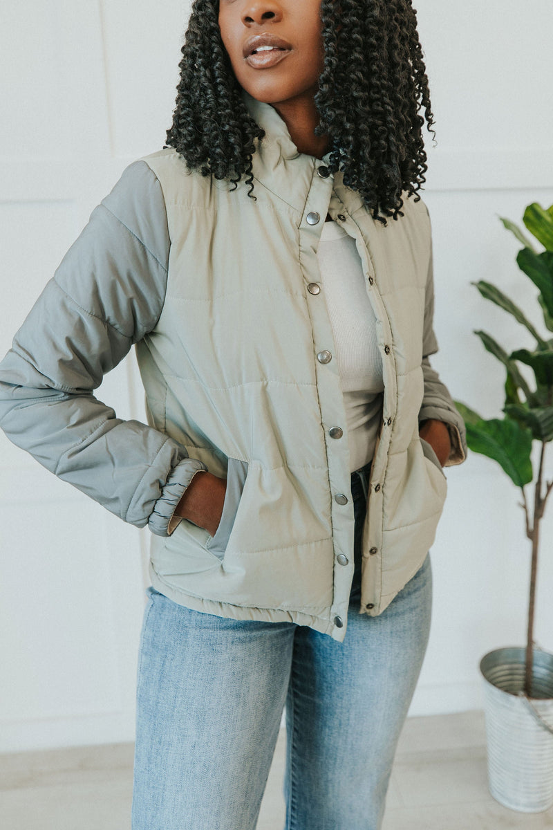 Moving On Reversible Puffer Jacket