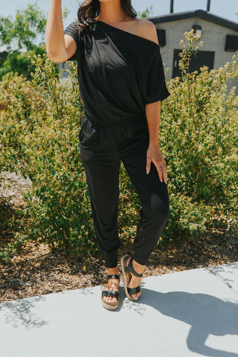 All For You Short Sleeve Jumpsuit