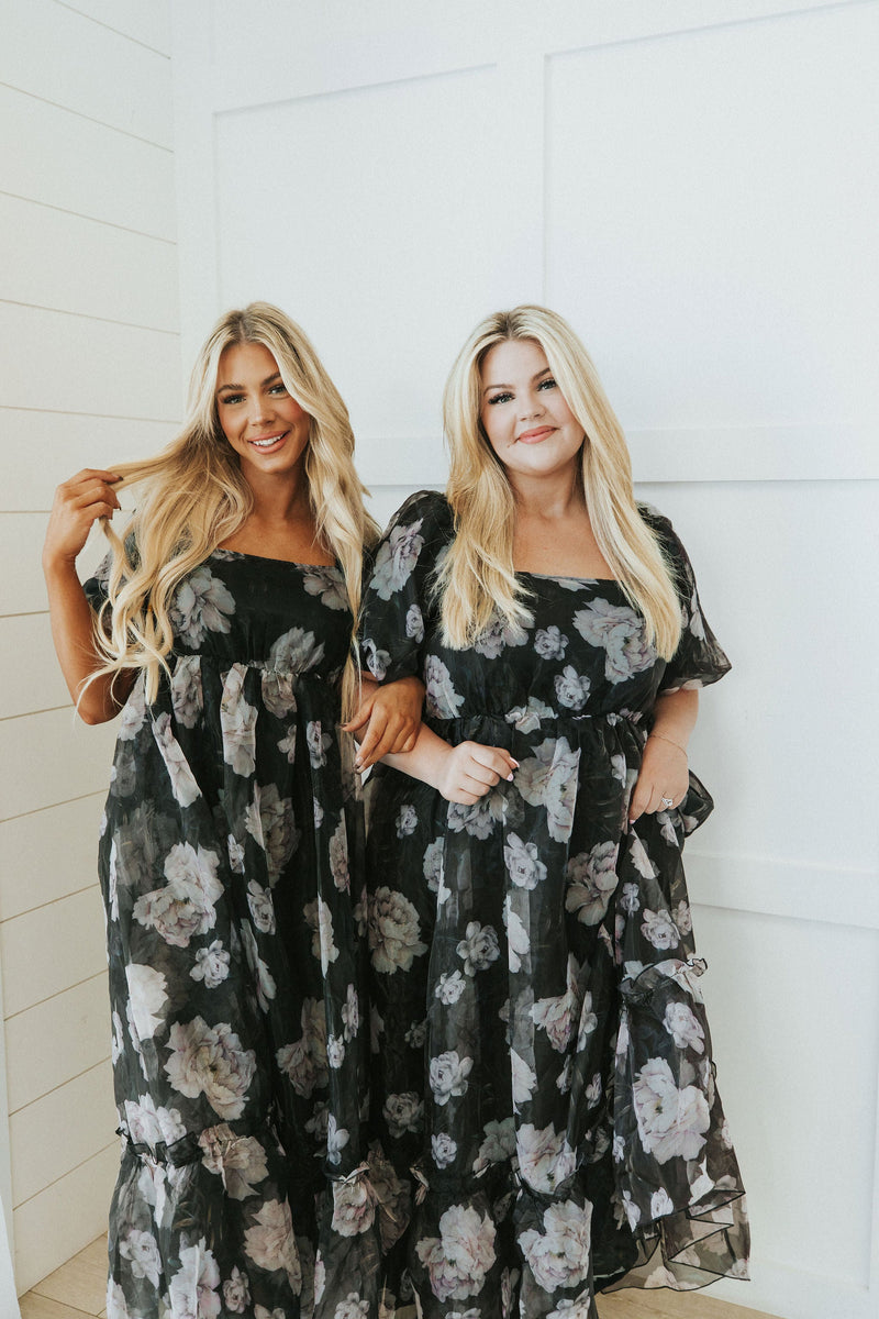 All Love Floral Puff Sleeve Dress