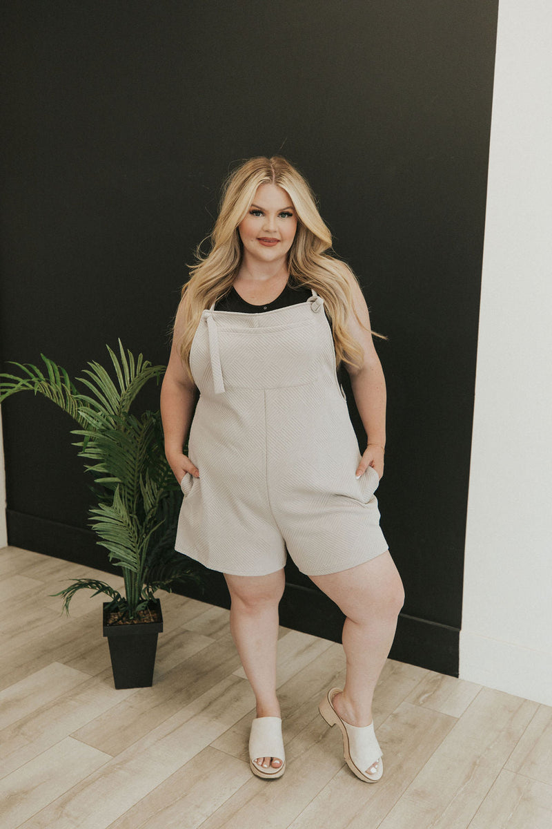 Let It All Go Overall Shorts