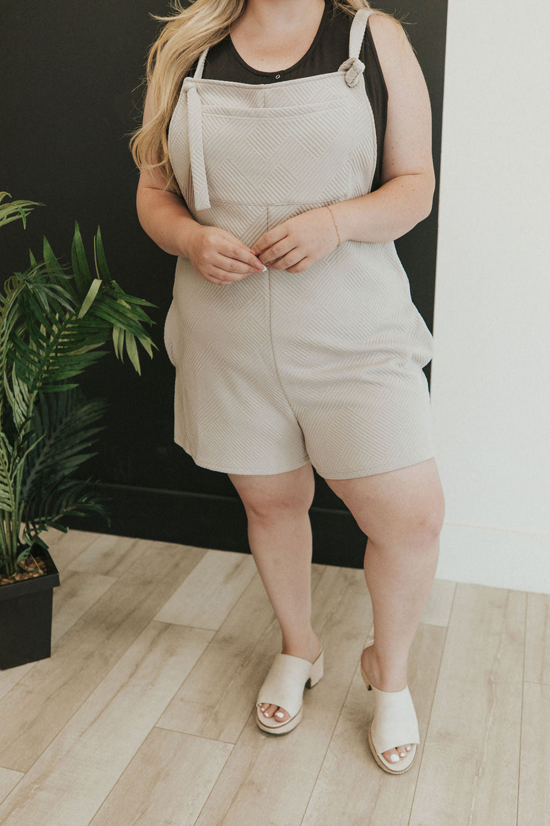 Let It All Go Overall Shorts