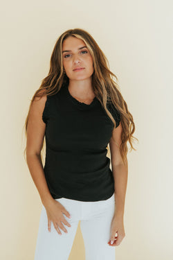 Know It All Ruffle Tank