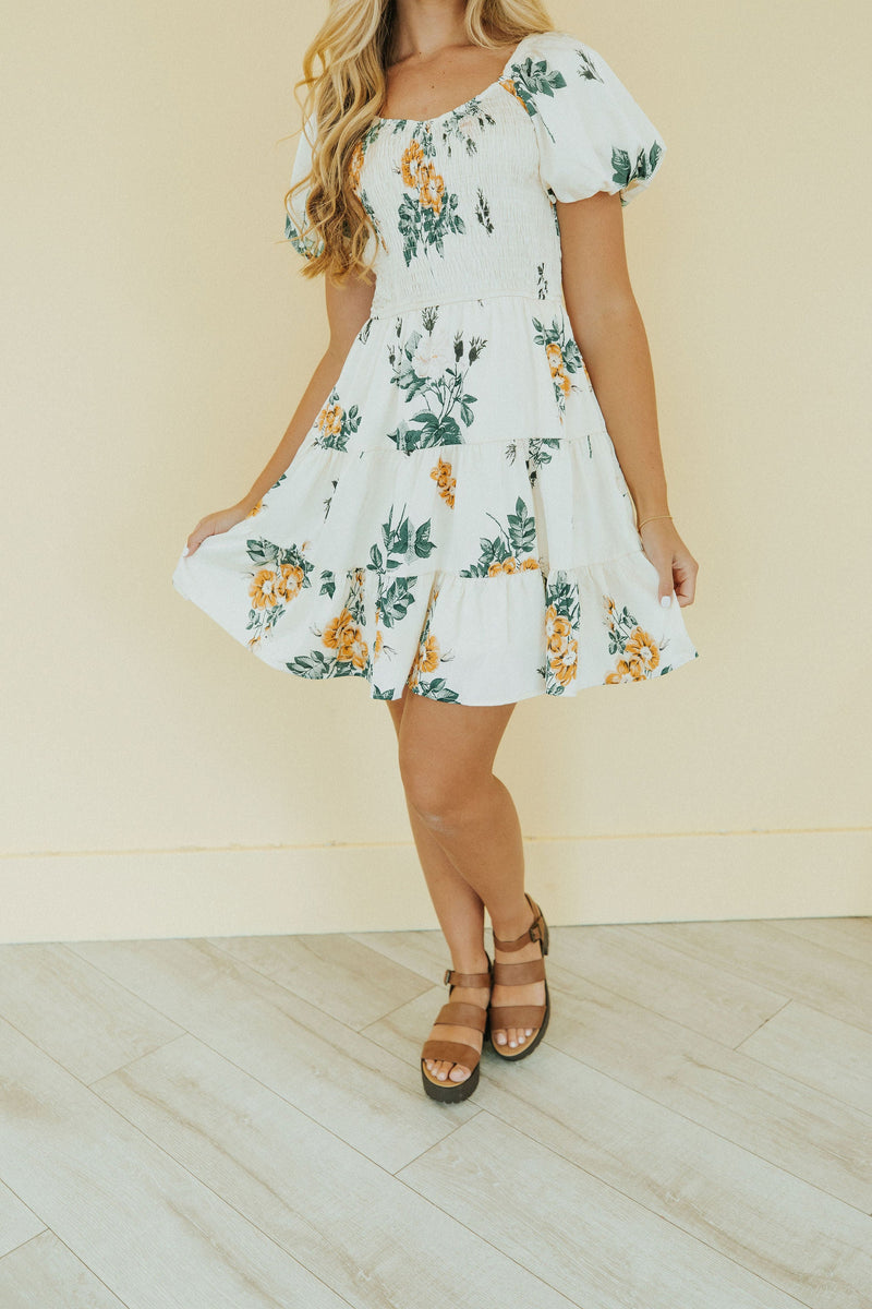 Where To Begin Floral Dress