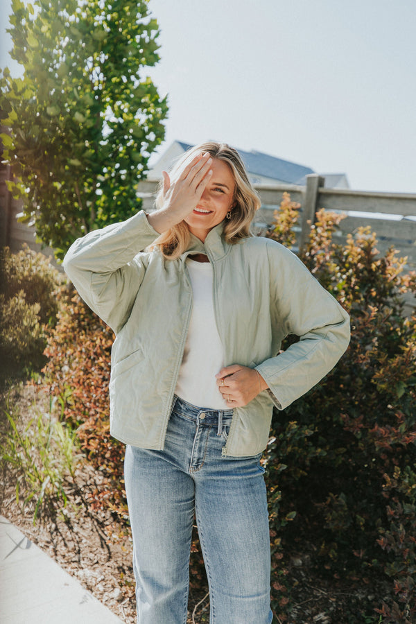 Show Up Hot Quilted Jacket