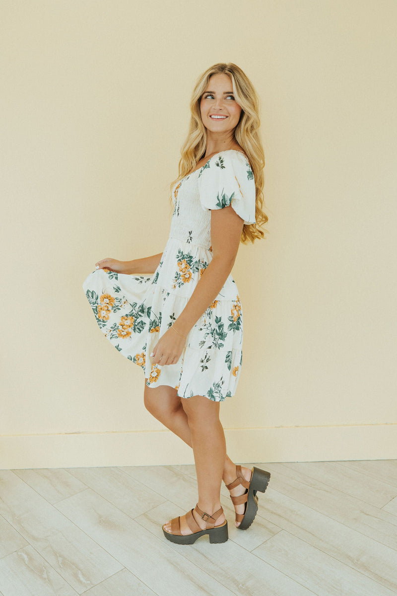 Where To Begin Floral Dress