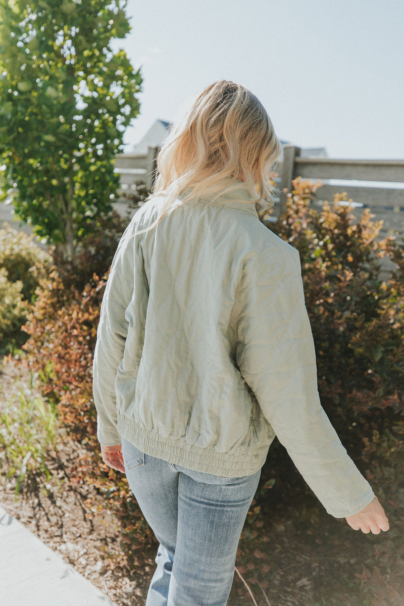 Show Up Hot Quilted Jacket
