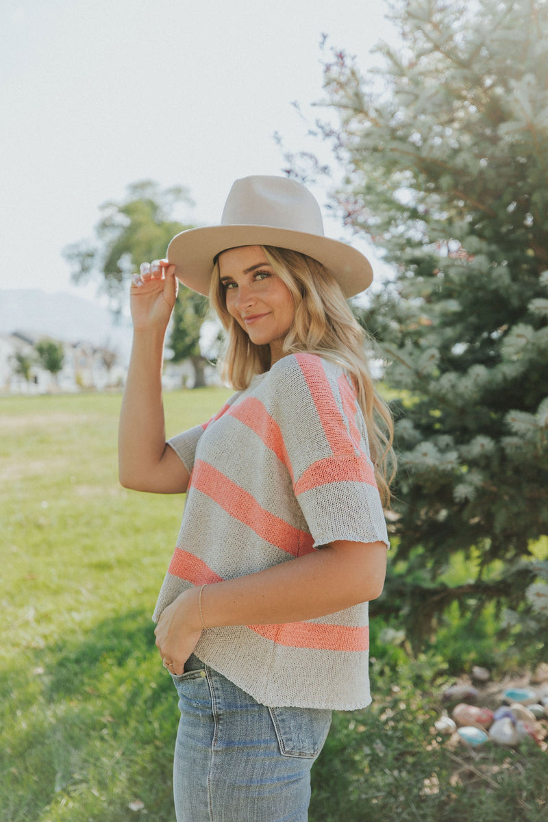 Here For You Striped Sweater