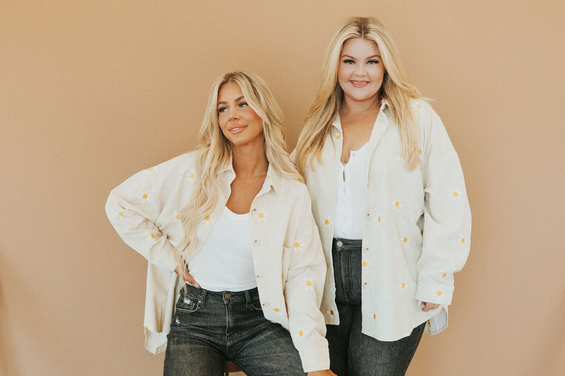 Here For Fun Button Up Top