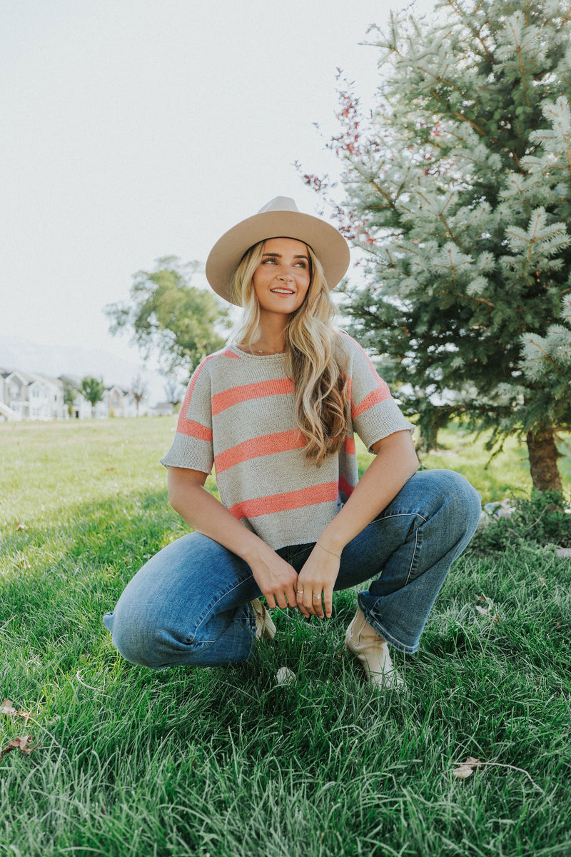 Here For You Striped Sweater