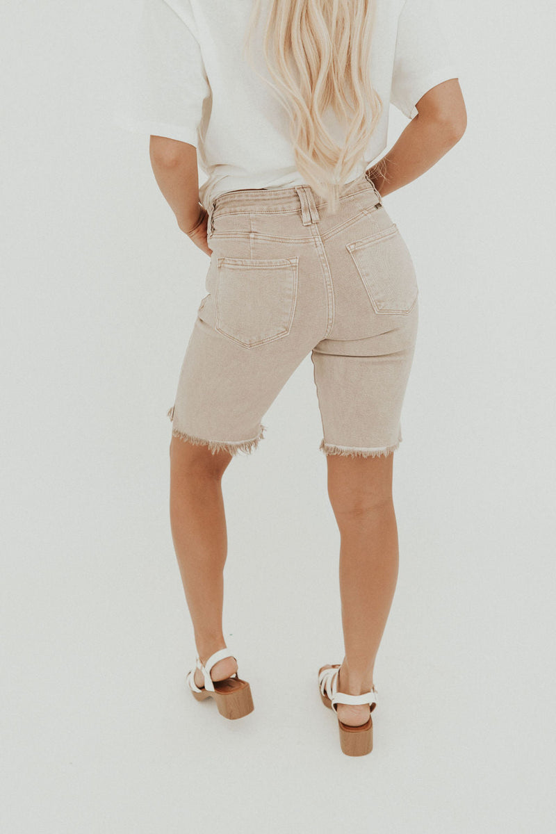 Summer Soul Denim Bermuda Shorts