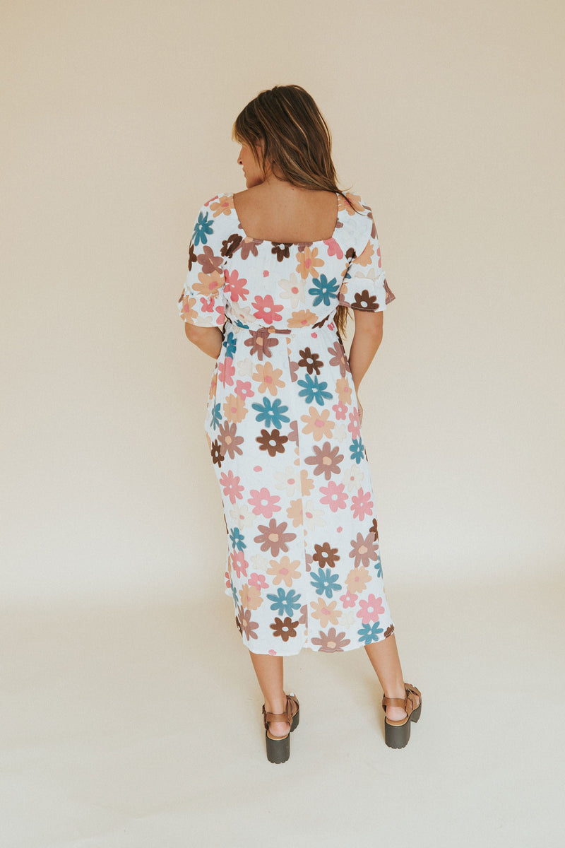 Think It Through Floral Dress