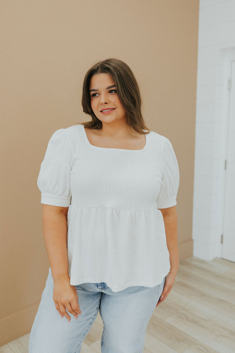 Can't Help But Love You Square Neck Top