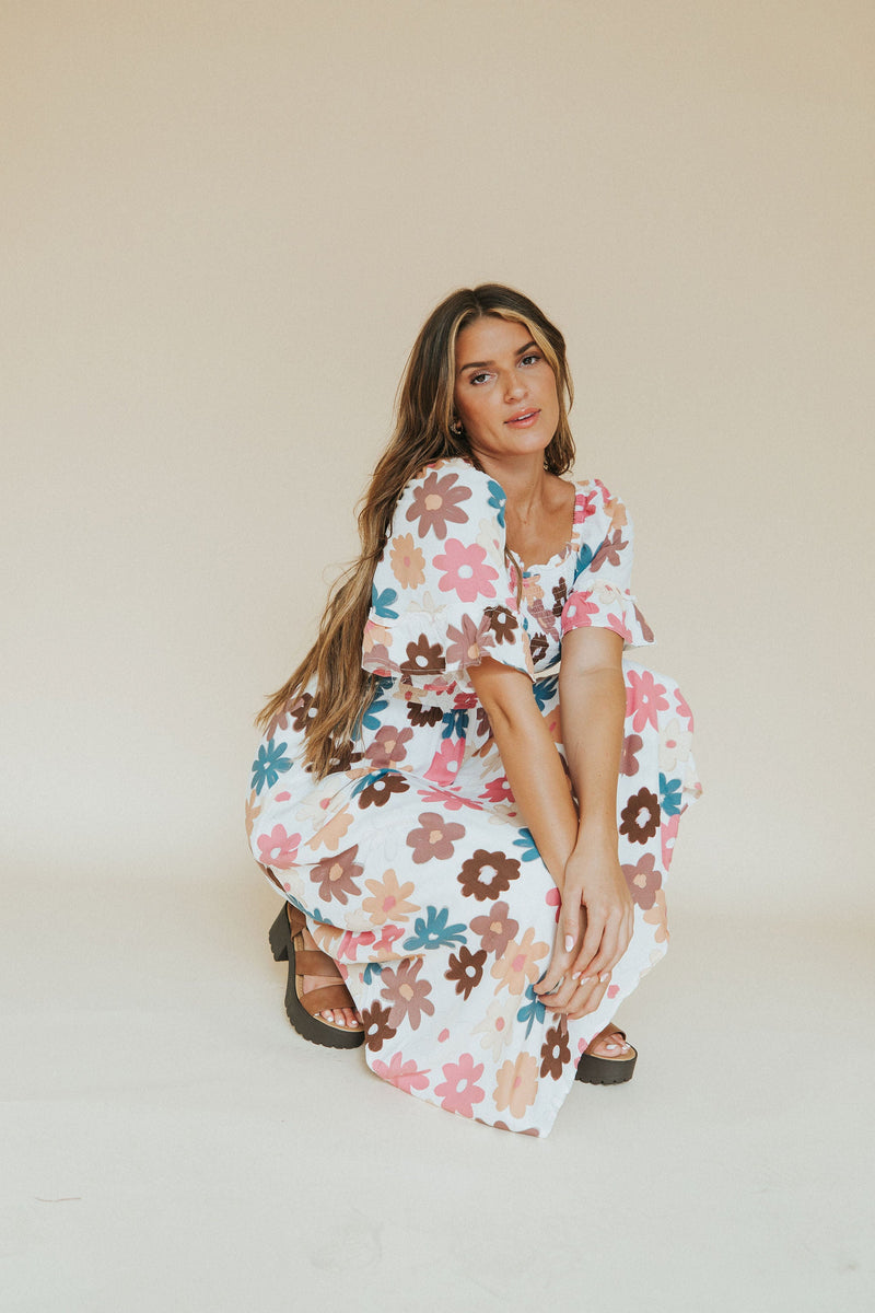 Think It Through Floral Dress