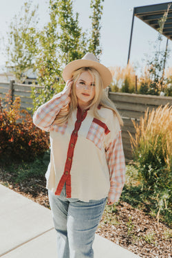 What A Flirt Plaid Shacket