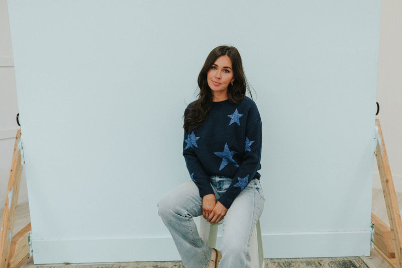 Doing Good Star Sweater