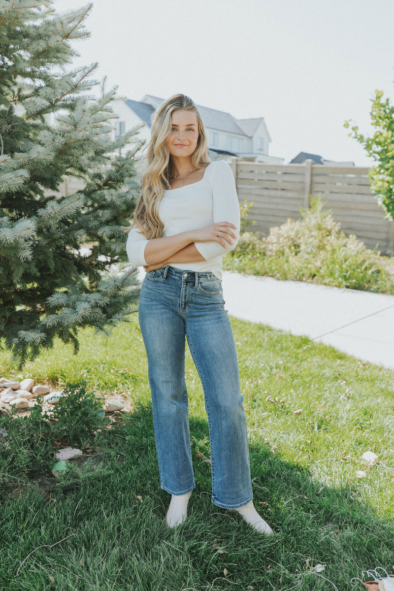 All For Love Square Neck Top