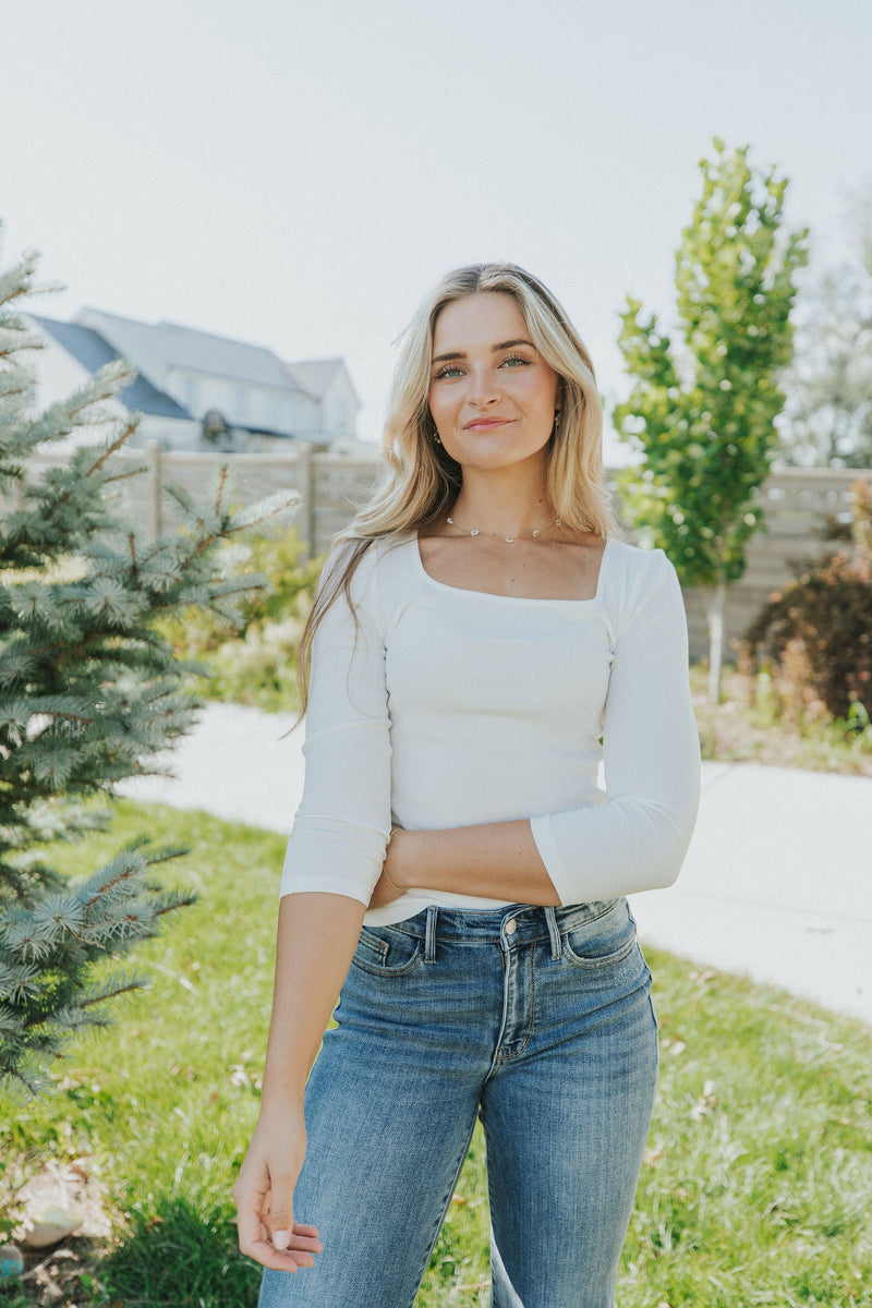All For Love Square Neck Top