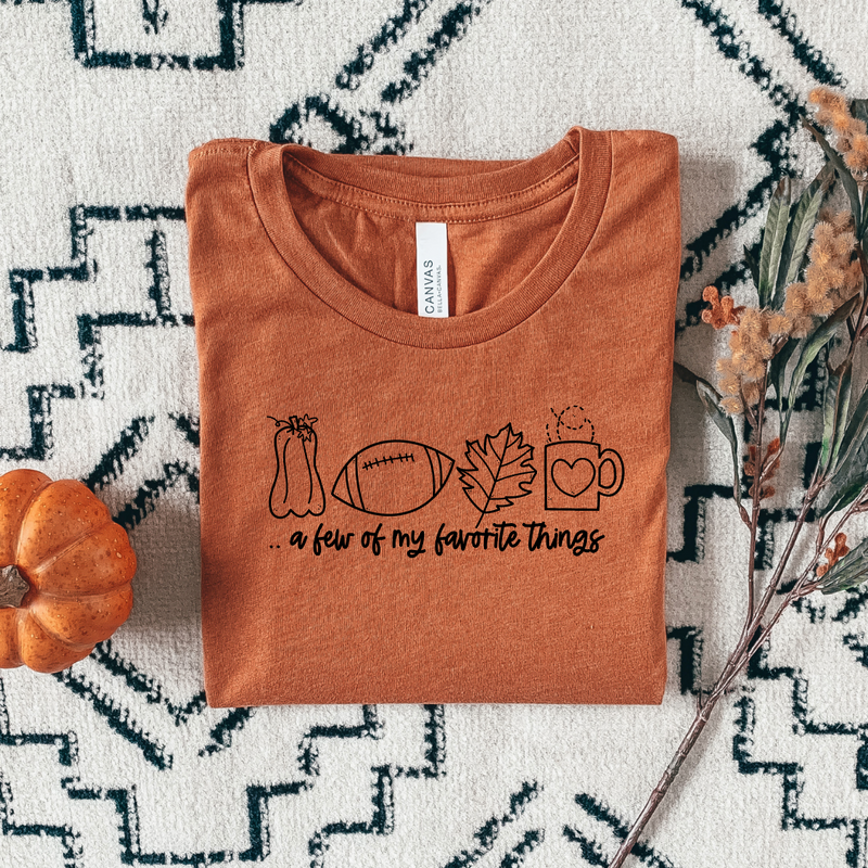A few of my favorite things tee-The Purple Pineapple Co.